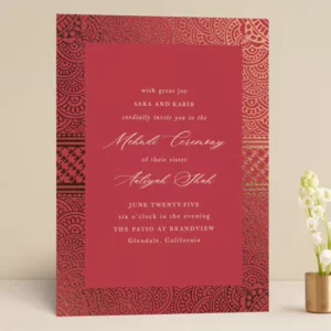 17 meilleures invitations de mariage indien de luxe en ligne