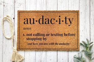 Audacity Door Mat