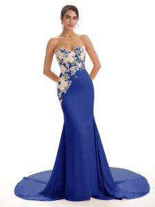 5 robes de demoiselle d'honneur qui pourraient facilement devenir votre robe de mariée colorée |  Mariée décalée