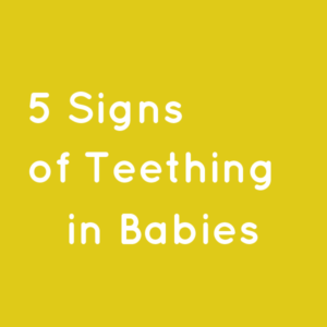 signs of teething baby