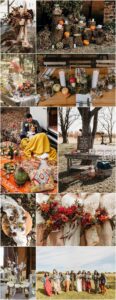 Black and White Dresses and a Chic Colour Palette - Modern Meets Industrial Boho Wedding Inspiration