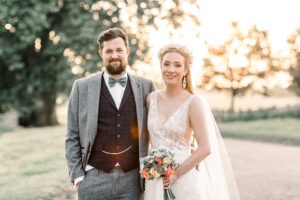 Drapes Decor Round Tables Boho Rustic Barn Wedding Terri & Lori
