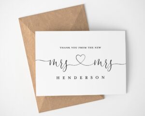 mrs. and mrs. card