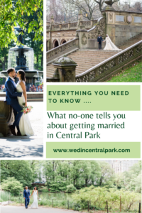 Ce que vous devez savoir sur le mariage à Central Park