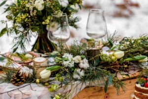Centres de mariage d'hiver