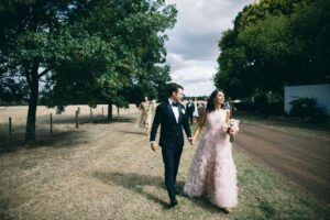 Charmant mariage à la ferme - Mariage à pois