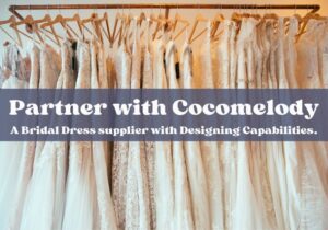 Collaborations de robes de mariée : partenariat avec un fournisseur de robes de mariée doté de capacités de conception