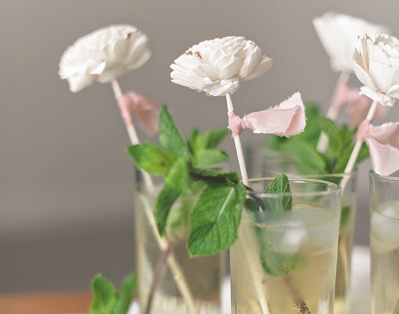 Comment faire des agitateurs de boisson à la fleur de sola pour votre cocktail signature