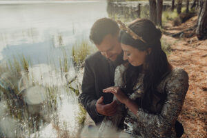 a bride and groom styled shoot by Wide Sky Weddings