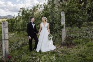 Cravate noire Pays Winery Mariage