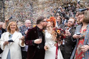 'Autumn Equinox' Burnt Orange Barn Wedding Inspiration in Wales