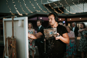 Des peintres de mariage australiens en direct pour faire de votre mariage une œuvre d'art