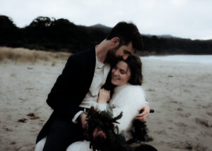 Escapade hivernale romantique en Tasmanie - Mariage à pois