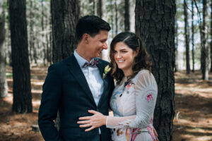 Escapade intime dans la forêt - Mariage à pois