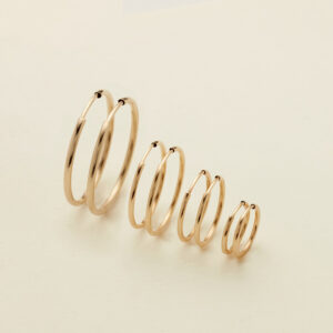 boucles d'oreilles créoles faites par mary