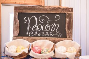 Idées de bar à pop-corn de mariage: 45 options élégantes et abordables