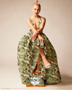 green camo wedding dress
