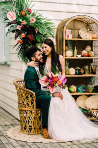 Idées de mariage Staycation au Royaume-Uni avec ambiance de plage tropicale dans le Kent