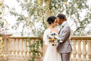 Dusty Blue Wedding Lemon Meringue Colors