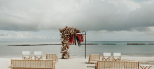 Idées de mariage de Noël à emporter à la plage