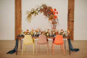 Idées de mariage en blocs de couleurs pour inspirer votre palette de mariage