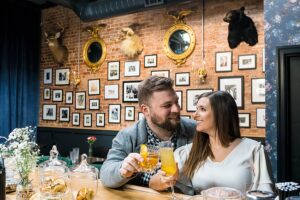 7 Ideas for an Indoor Engagement Session in Pittsburgh. For more engagement photo ideas, visit burghbrides.com!