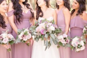 Modern Mauve Wedding Inspiration. For more wedding color palette ideas, visit burghbrides.com!