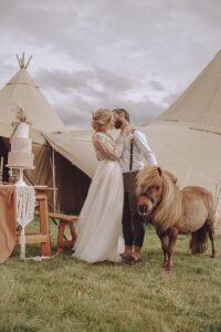 Carla and Jamie's Alice in Wonderland Themed Afternoon Tea Backyard Wedding by Luke Whittemore Photography
