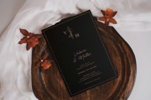 Inspiration pour les invitations de mariage sur le thème d'Halloween