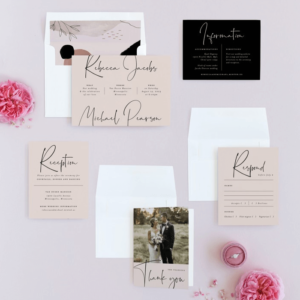 invitations with addressed envelopes
