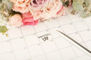 Le compte à rebours final!  Une semaine avant le mariage