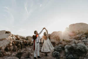 Le glorieux mariage glamour bohème de Rose et Christian