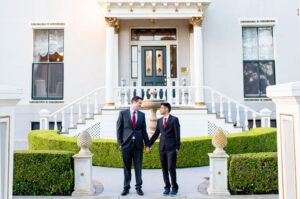 Le mariage coloré de Zach et Karthik au Jefferson Street Mansion