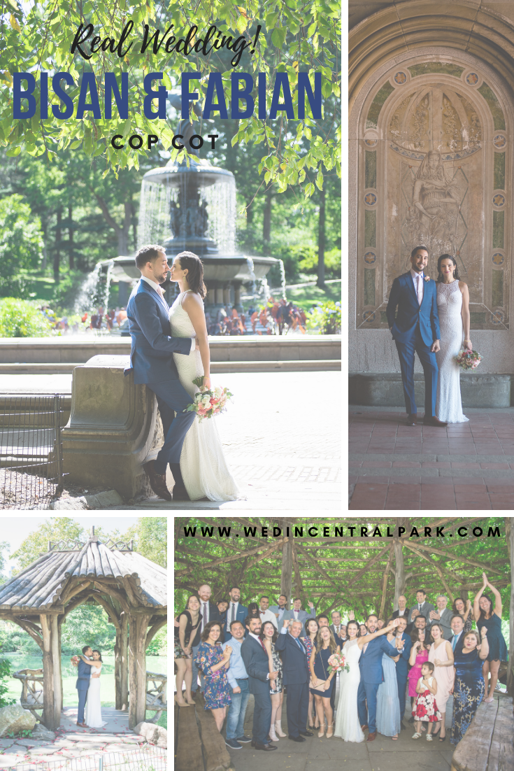 Le mariage d'août de Bisan et Fabian à Cop Cot