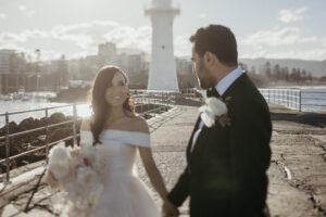 Le mariage de cravate noire magnifique et élégant de Carla et Daniel