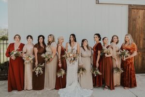 Ellie and Steve's 'Rustic Lux' Farm Wedding with Accents of Gold by Joseph Kinerman