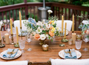 Cozy Backyard Mini Wedding Homemade Cakes