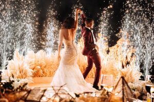 Doris and Jesse's 'Once in a Blue Moon' Caribbean Beach Wedding by Alden Melendez Photography