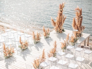 lake dock wedding venue