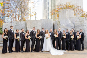 classic black and gold wedding Amy Kolo Photography 01