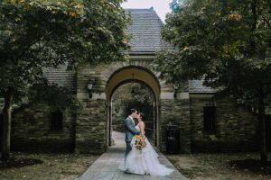Literary Inspired PointBreezeway Wedding with Handmade Details. For more colorful wedding ideas, visit burghbrides.com!