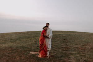 Mariage d'Australie du Sud avec cravate blanche hindoue