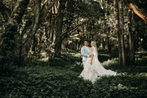 Mariage de conte de fées d'été flottant - Mariage à pois