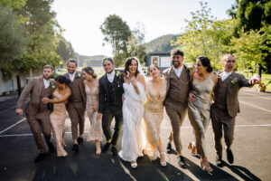 Mariage de jardin d'or scintillant - Mariage à pois