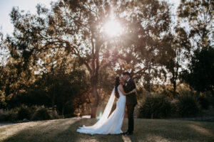 Mariage de jardin élégant au parc Victoria