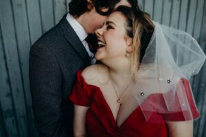 Mariage d'hiver en plein air à Glasgow Hidden Gardens