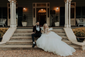 Mariage d'hiver romantique moderne - Mariage à pois