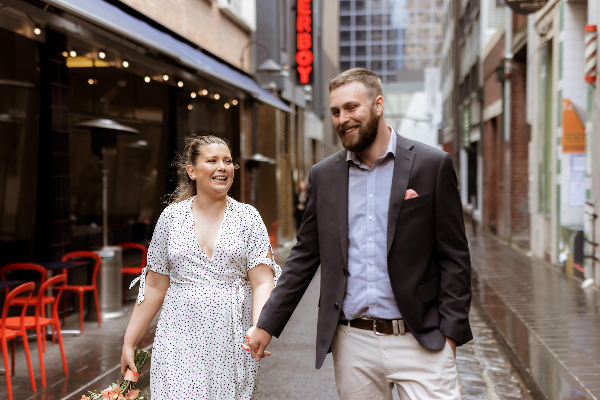 Mariage du bureau d'enregistrement de Melbourne moderne