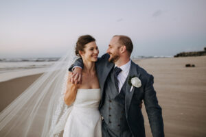Mariage élégant au bord de la mer