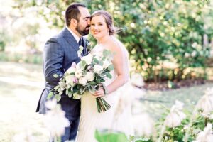 Intimate Watercolor Wedding at the Century Inn. For more micro wedding ideas, visit burghbrides.com!